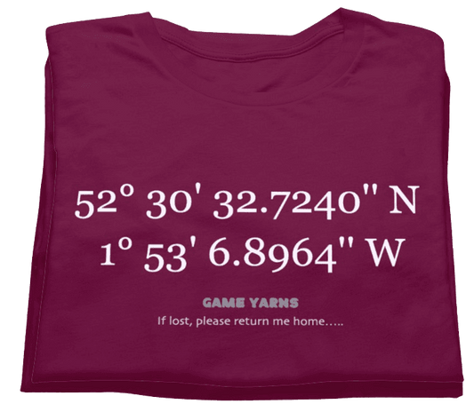 Aston Villa GPS T-shirt. - Game Yarns