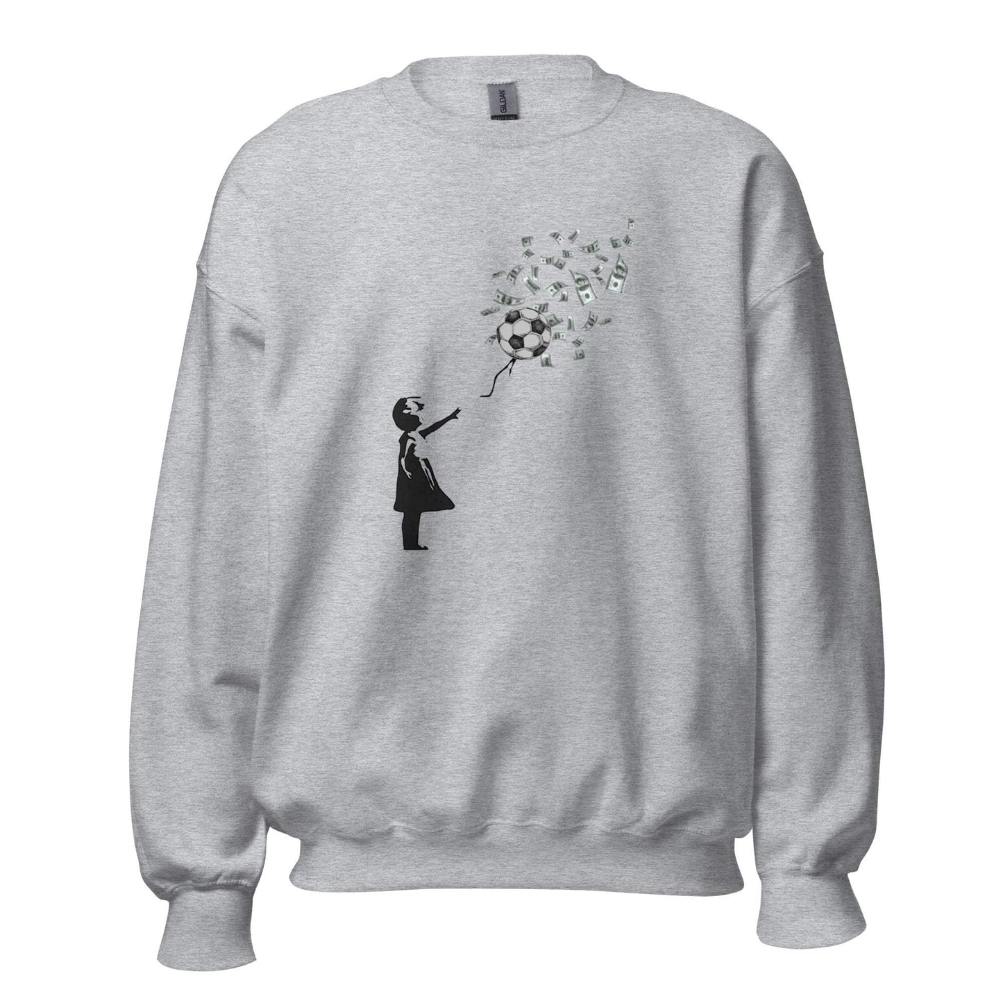 Banksy Money Stole Football Sweatshirt - Game Yarns