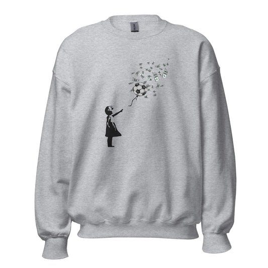 Banksy Money Stole Football Sweatshirt - Game Yarns