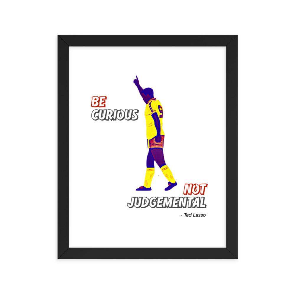 Be Curious Fashanu Framed poster - Game Yarns
