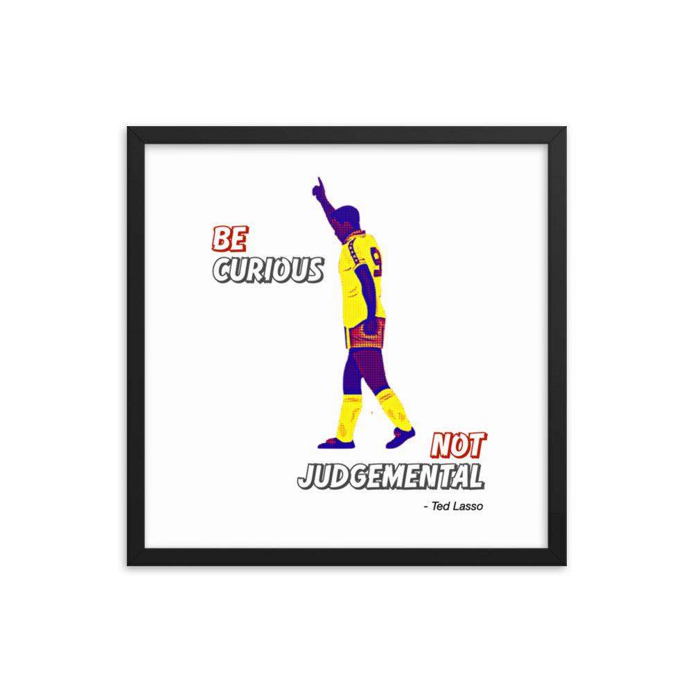 Be Curious Fashanu Framed poster - Game Yarns