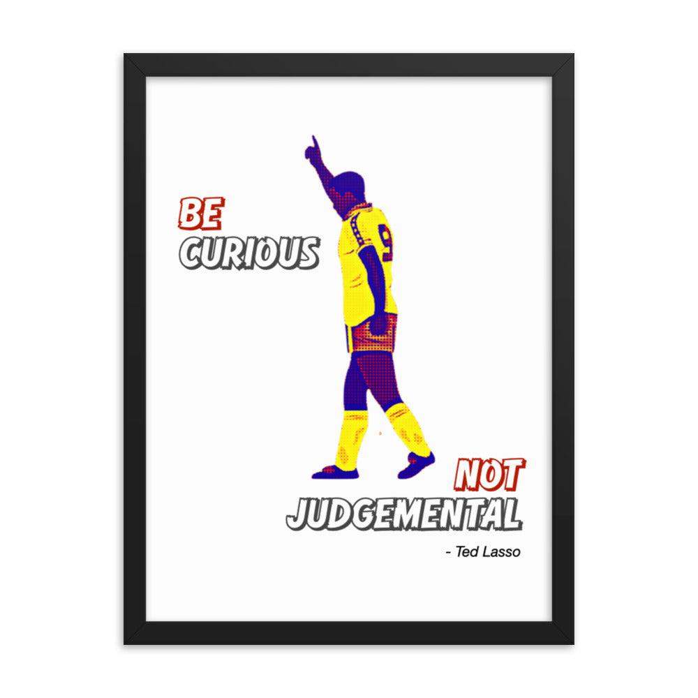 Be Curious Fashanu Framed poster - Game Yarns