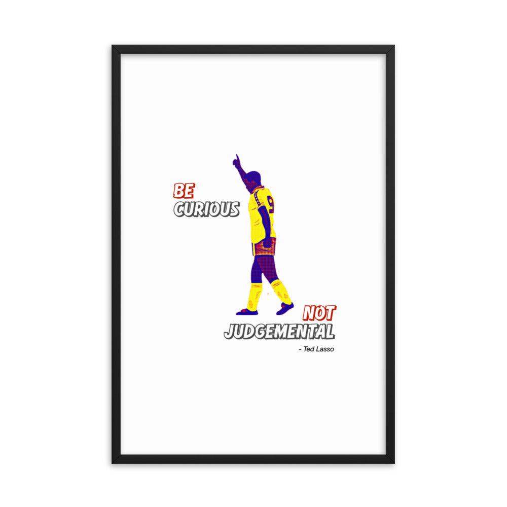Be Curious Fashanu Framed poster - Game Yarns