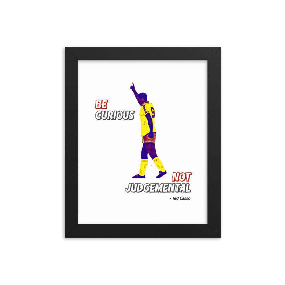 Be Curious Fashanu Framed poster - Game Yarns