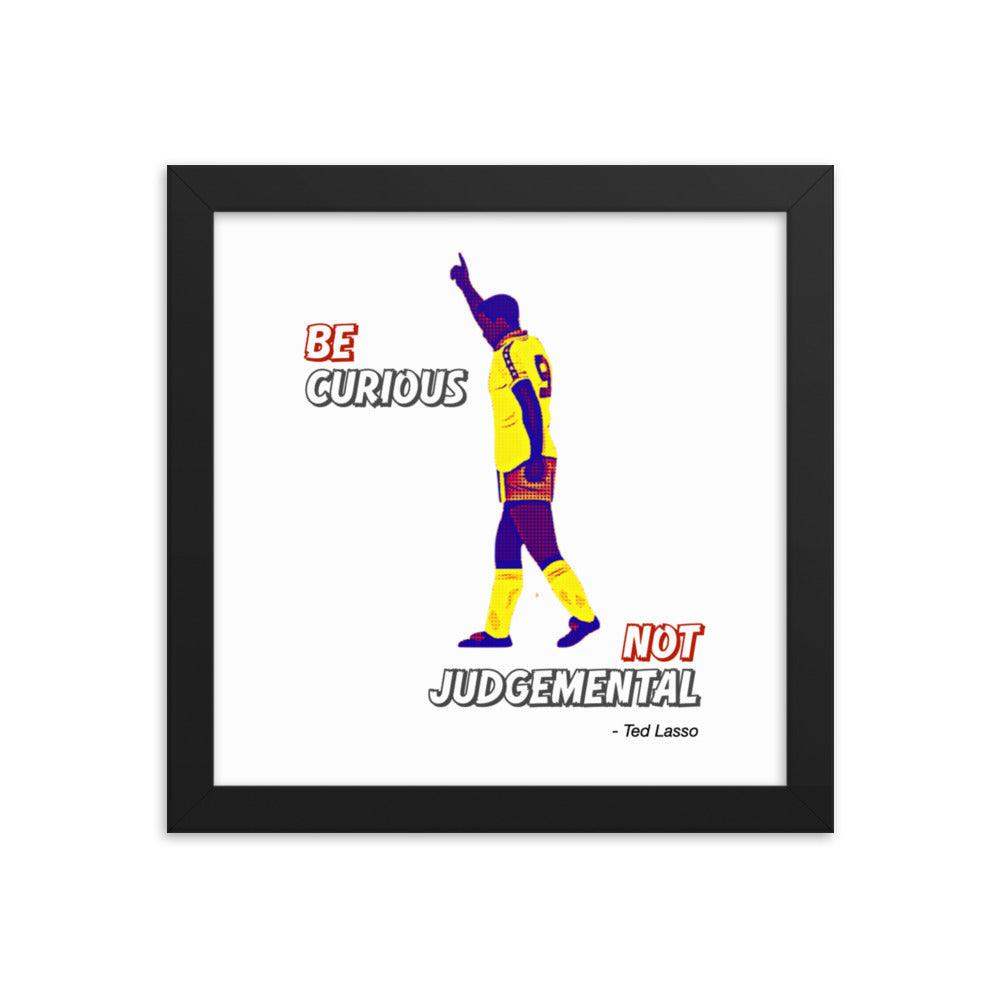 Be Curious Fashanu Framed poster - Game Yarns