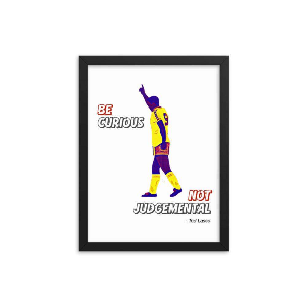 Be Curious Fashanu Framed poster - Game Yarns