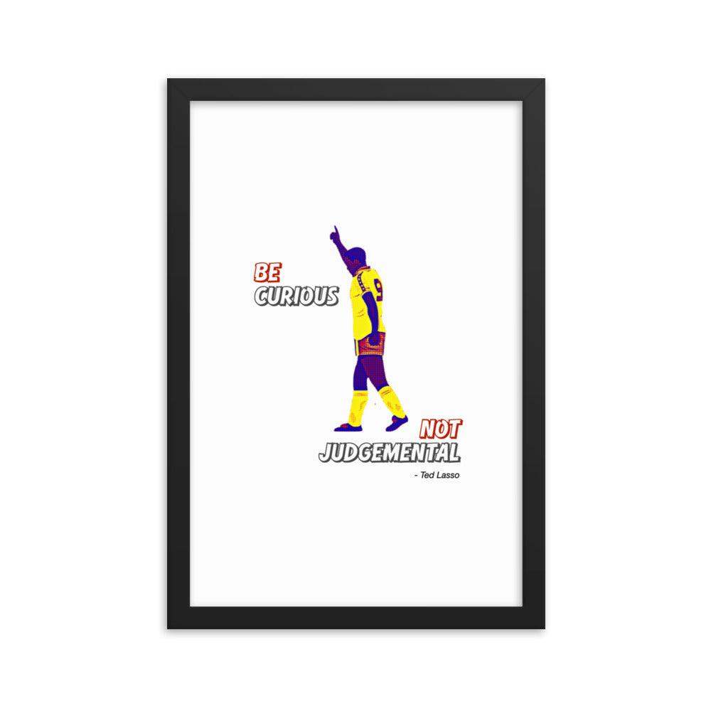 Be Curious Fashanu Framed poster - Game Yarns