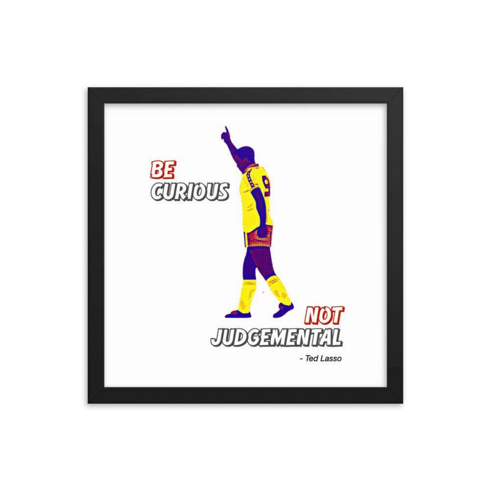 Be Curious Fashanu Framed poster - Game Yarns