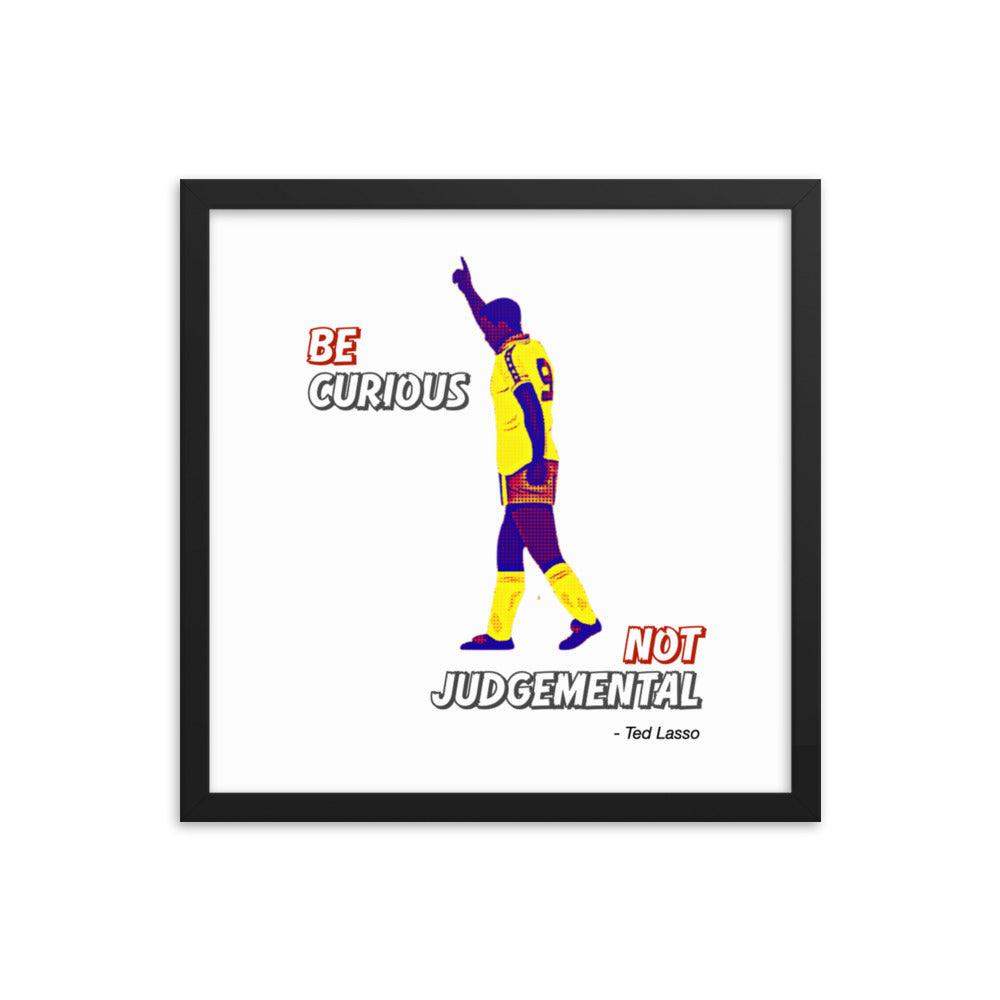 Be Curious Fashanu Framed poster - Game Yarns