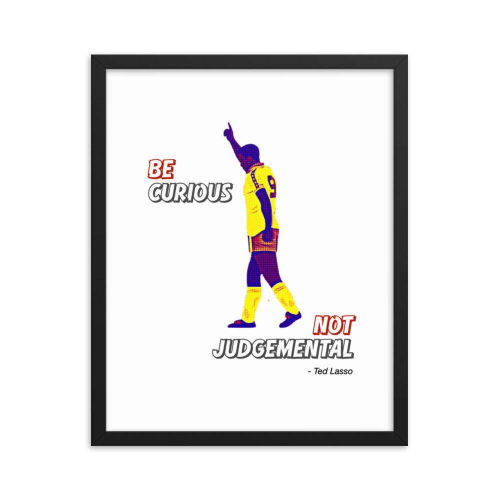 Be Curious Fashanu Framed poster - Game Yarns