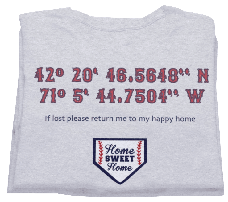 Boston Red Sox GPS t-shirt by Game Yarns
