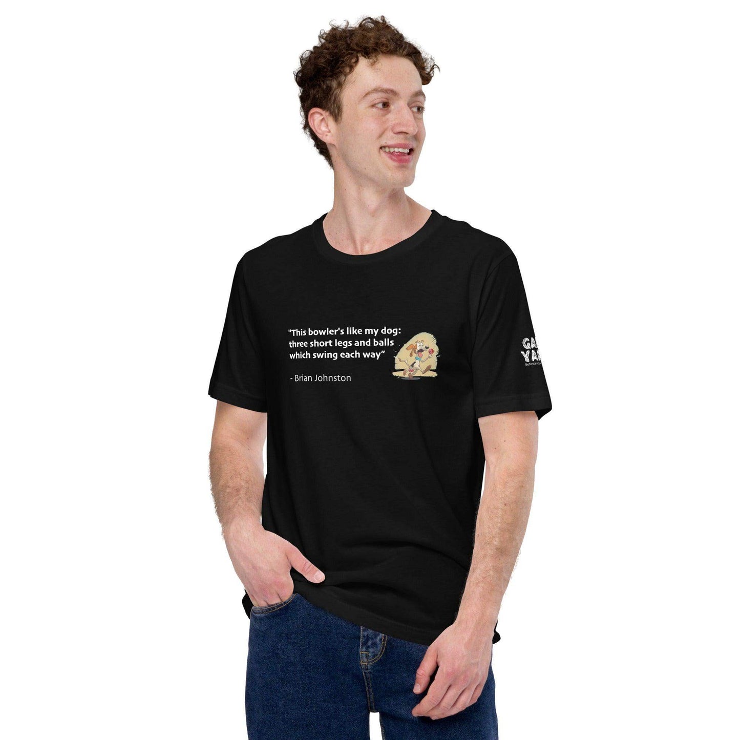 Brian Johnston's Cricket Dog T-shirt - Game Yarns