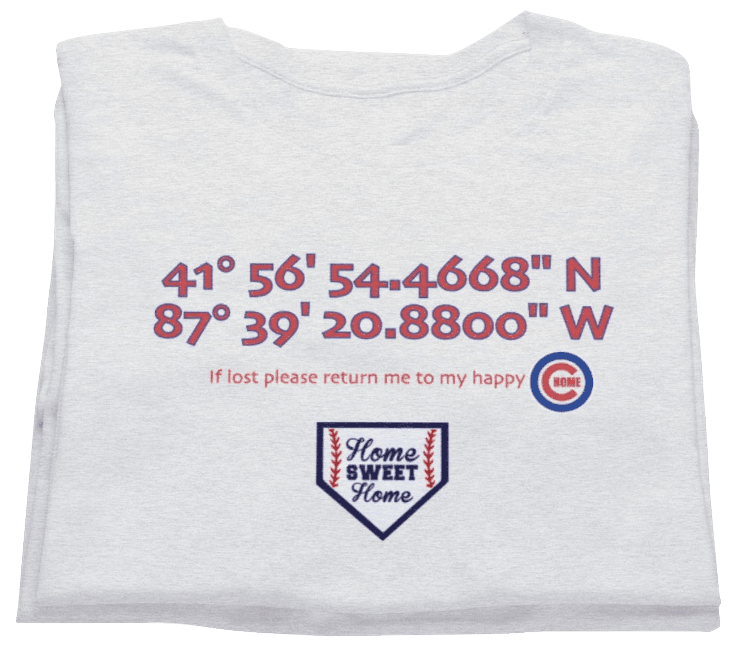 Chicago Cubs GPS t-shirt by Game Yarns