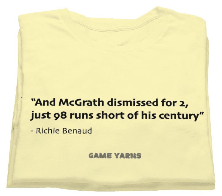 Classic Richie Benaud Game Yarns T-shirt - Game Yarns