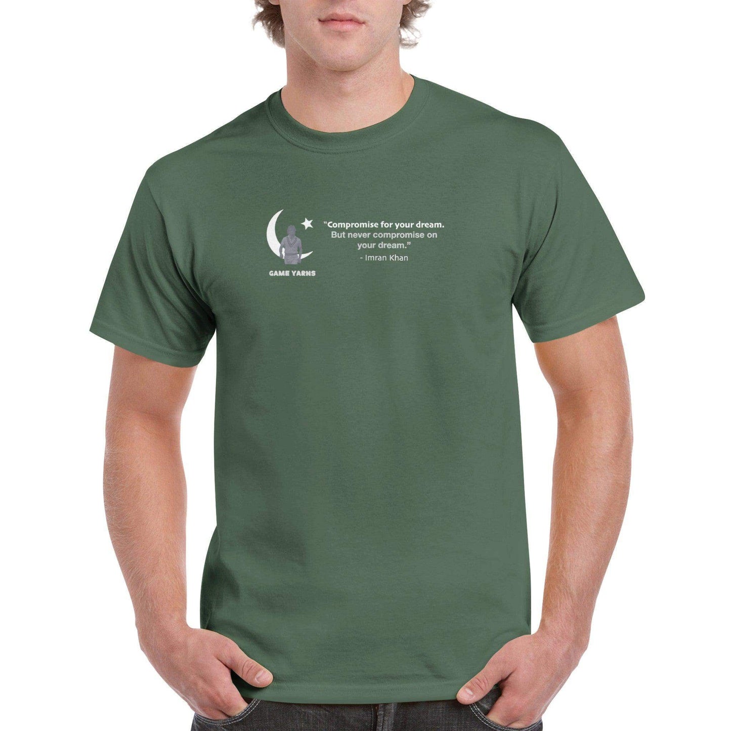 Dreams by Imran Khan a Game Yarns T-shirt