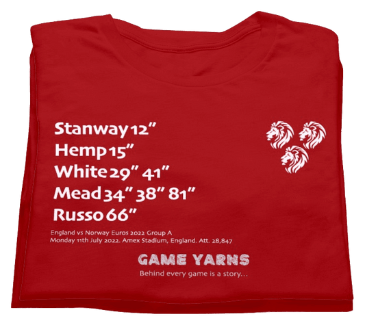 When England broke records in the Women's Euros 2022 Game Yarns T-shirt