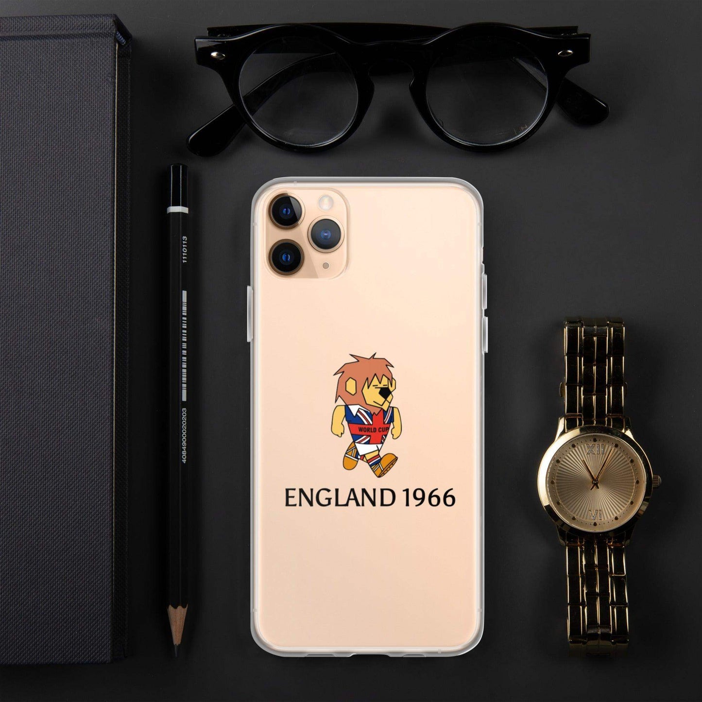 England World Cup Willie 1966 iPhone Case - Game Yarns