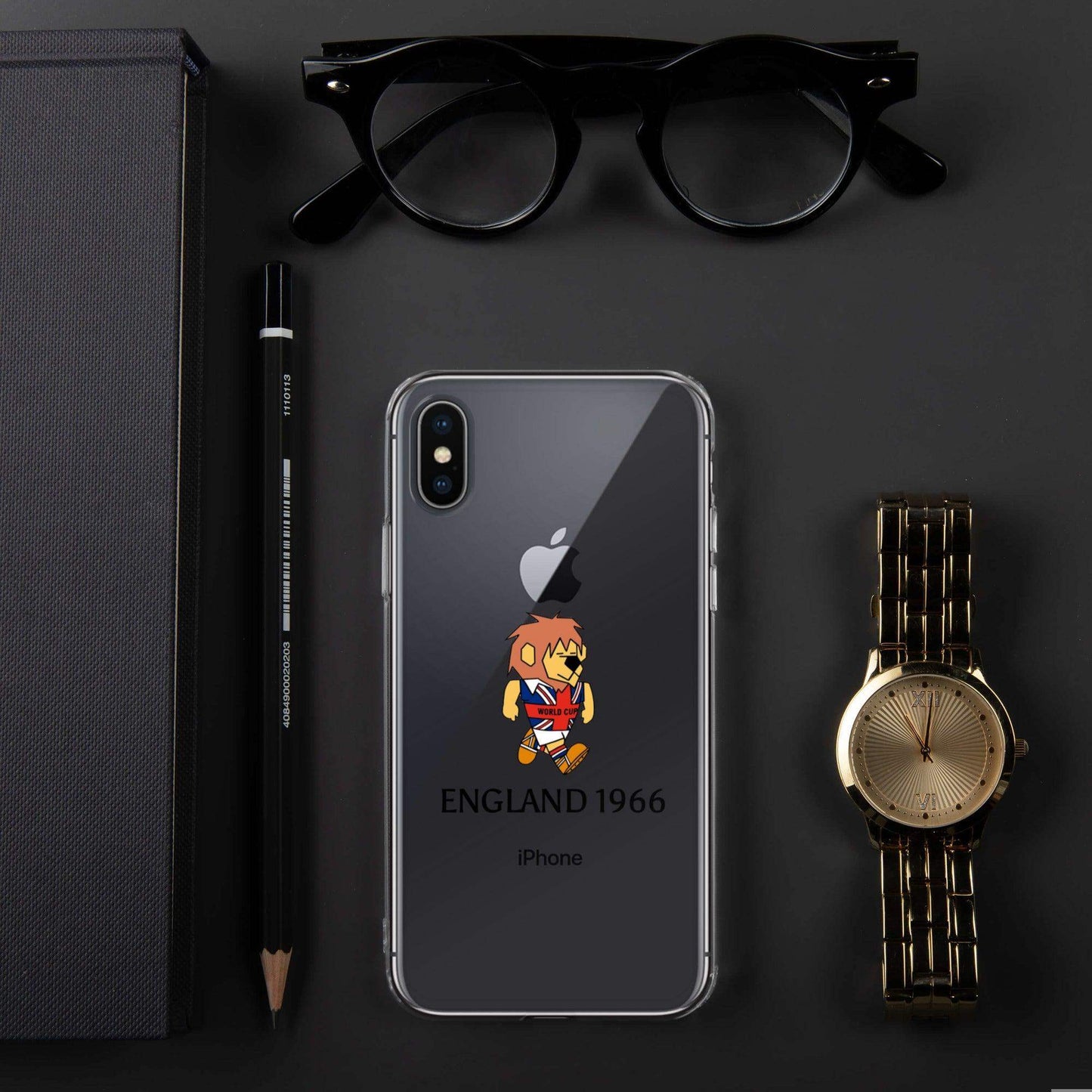 England World Cup Willie 1966 iPhone Case - Game Yarns