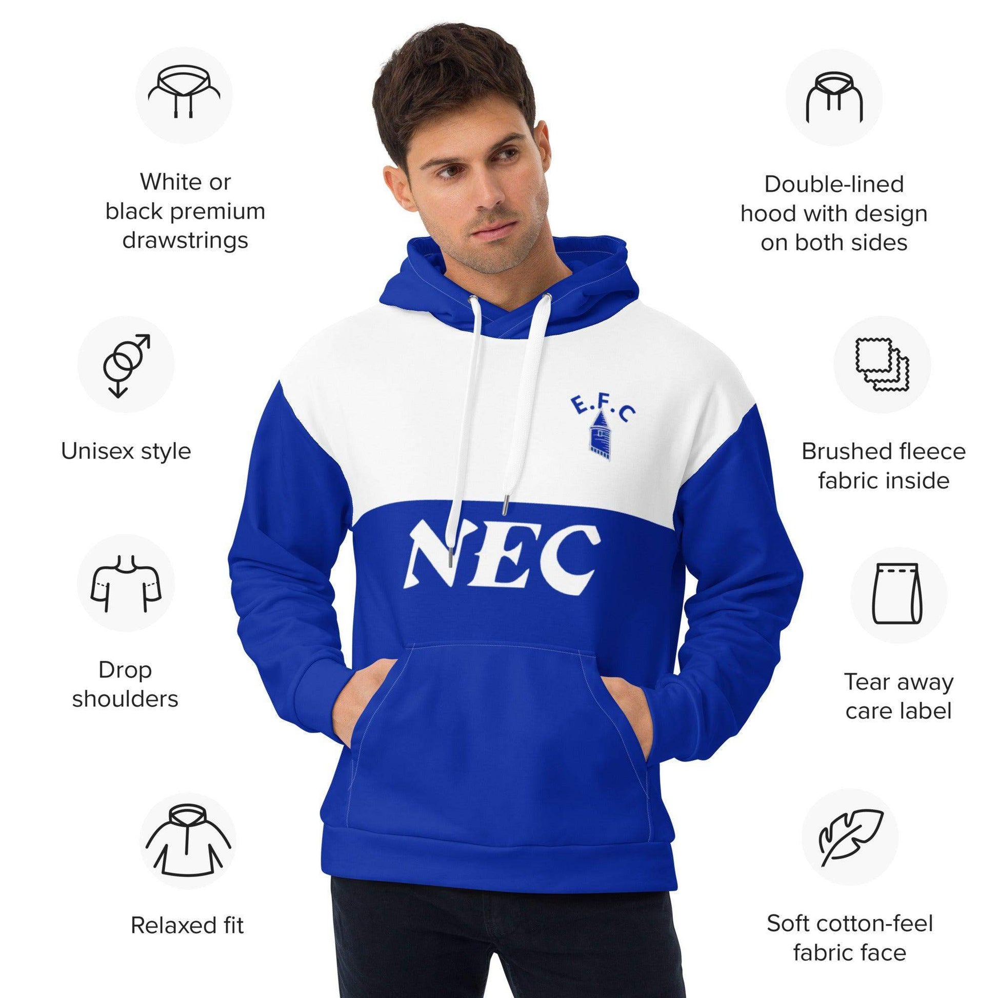 Everton Retro 80s Hoodie - Game Yarns