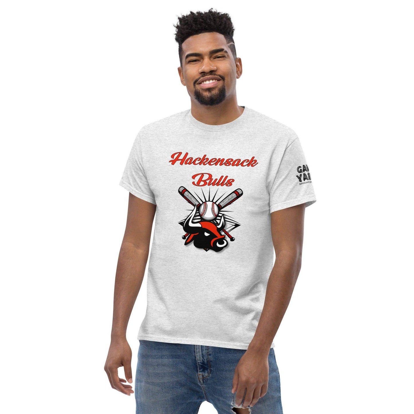 Hackensack Bulls baseball T-shirt by Game Yarns.