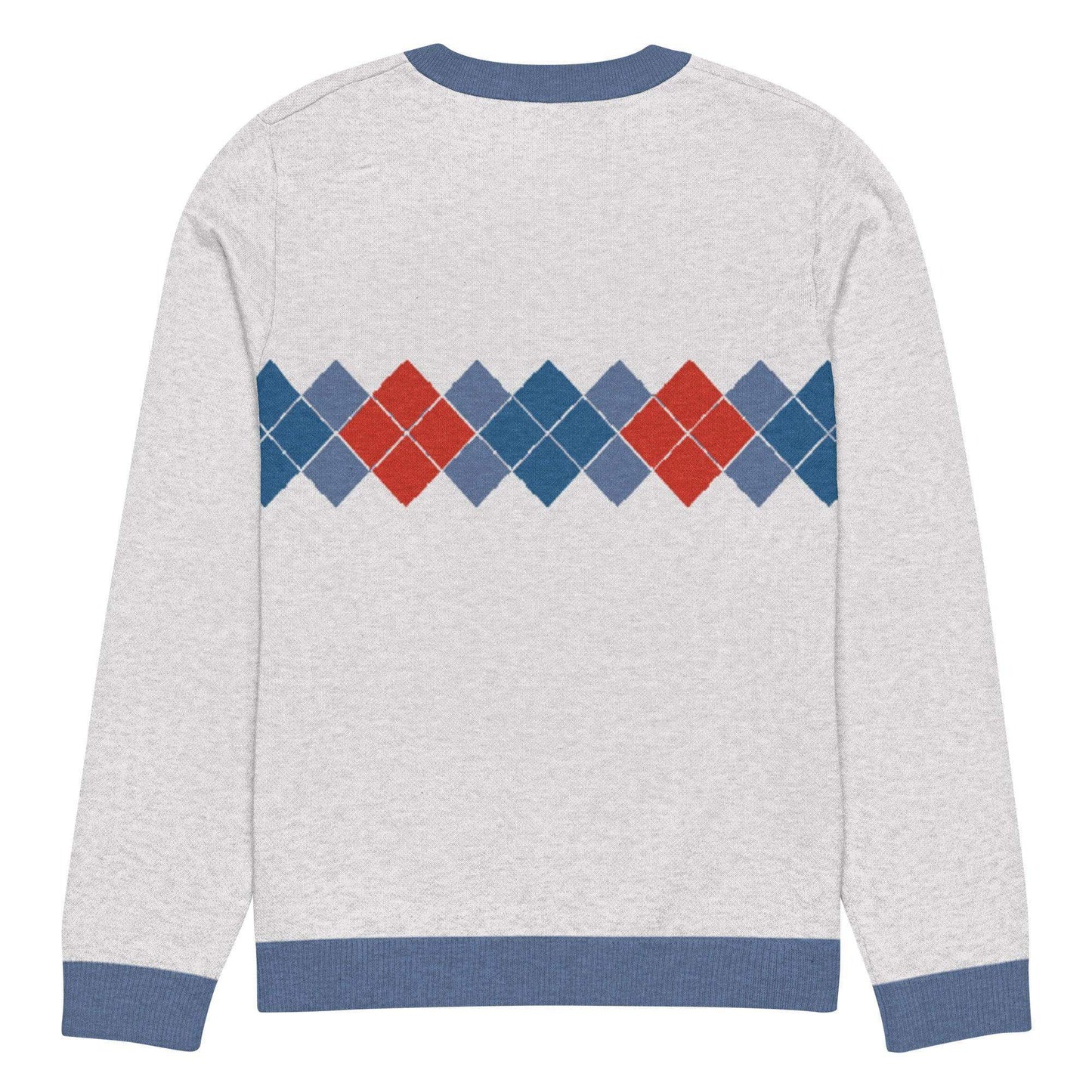 Ivan Lendl Argyle Knitted Sweater - Game Yarns