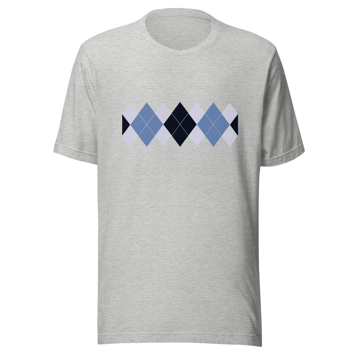 Ivan Lendl Argyle Retro Blue t-shirt - Game Yarns