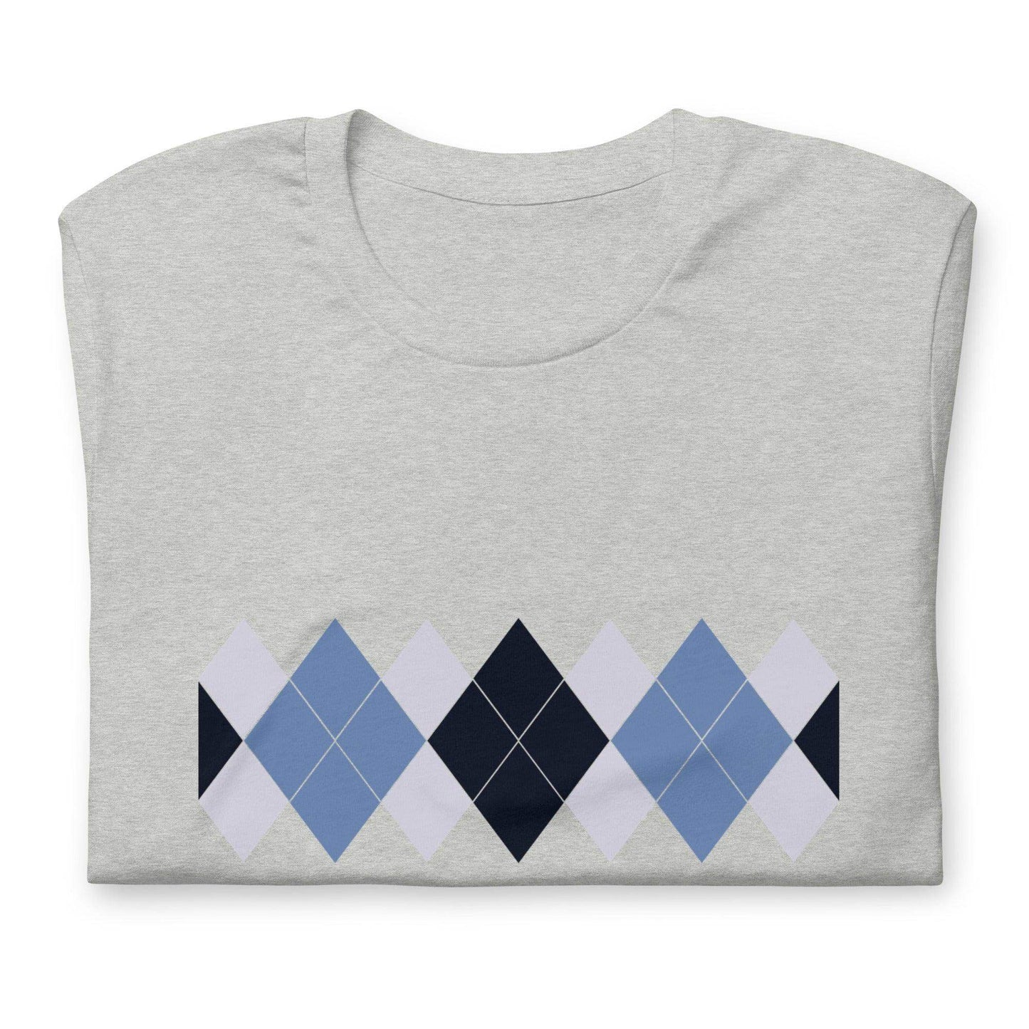 Ivan Lendl Argyle Retro Blue t-shirt - Game Yarns