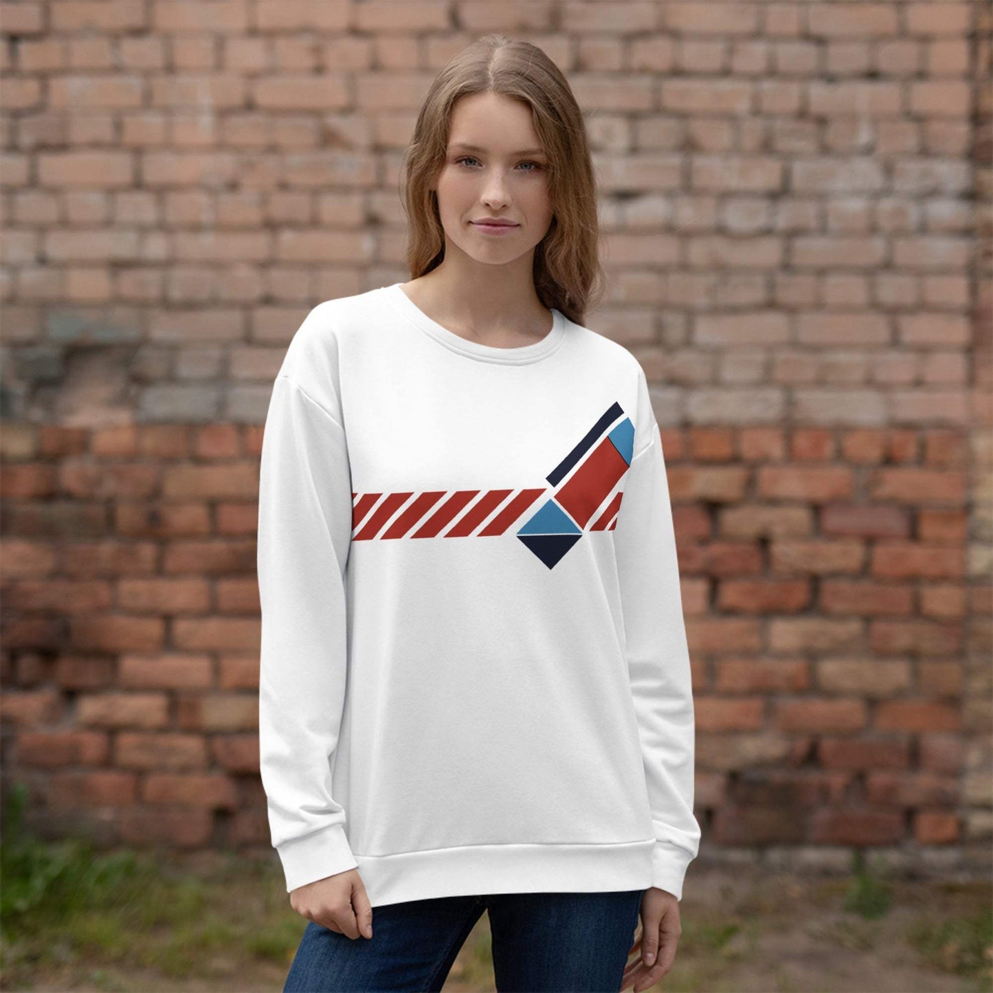 Ivan Lendl Geo Red All Over Sweatshirt - Game Yarns