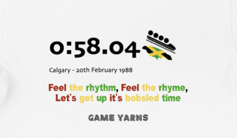 Jamaica Calgary 1988 Bobsled T-shirt - Game Yarns