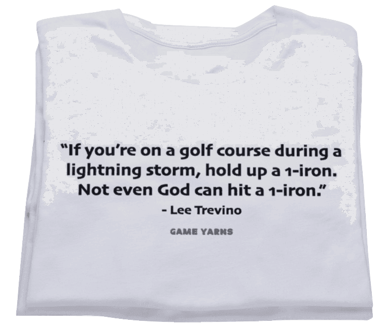 Lee Trevino 1 Iron T-shirt Game Yarns
