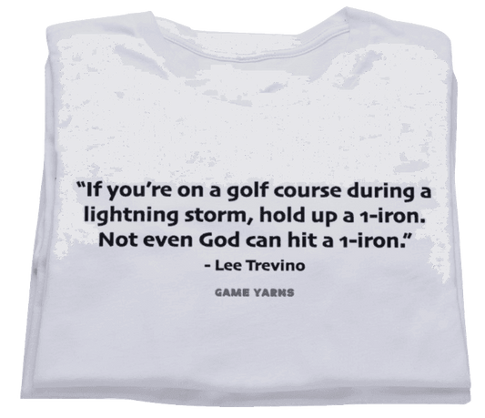 Lee Trevino 1 Iron T-shirt Game Yarns