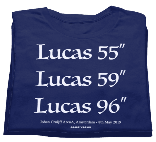 Lucas moura Miracle Amsterdam Game Yarns t-shirt Tottenham