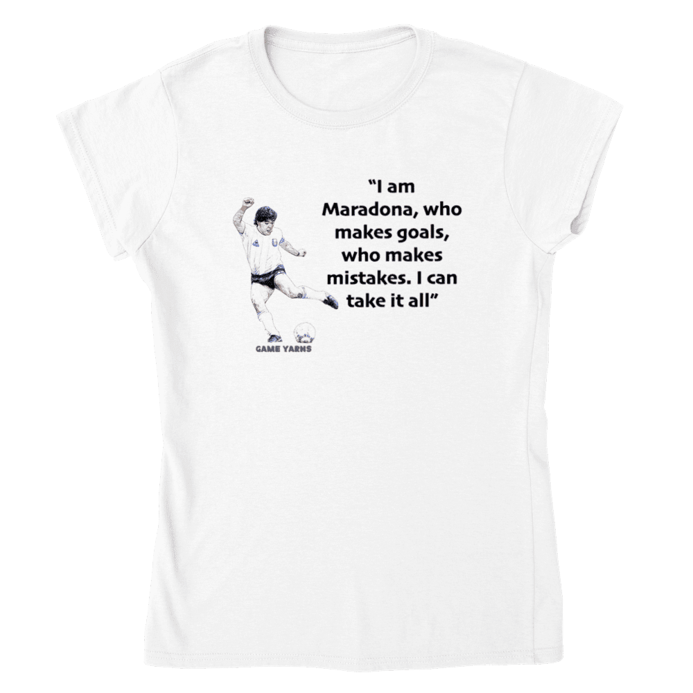 Maradona Inspiration Women's Tee - Game Yarns