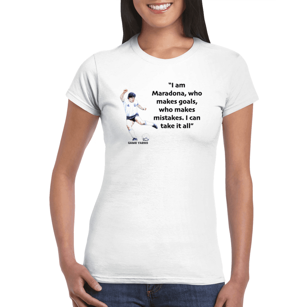 Maradona Inspiration Women's Tee - Game Yarns