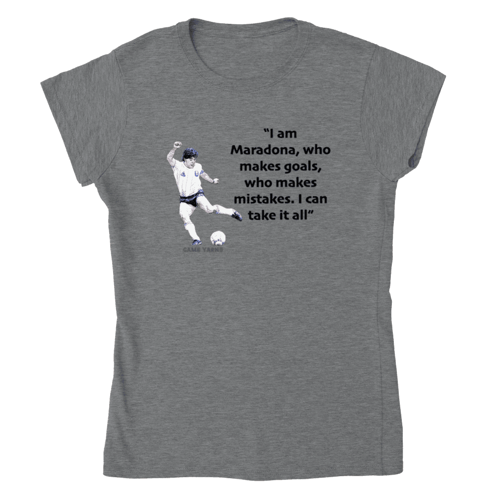 Maradona Inspiration Women's Tee - Game Yarns