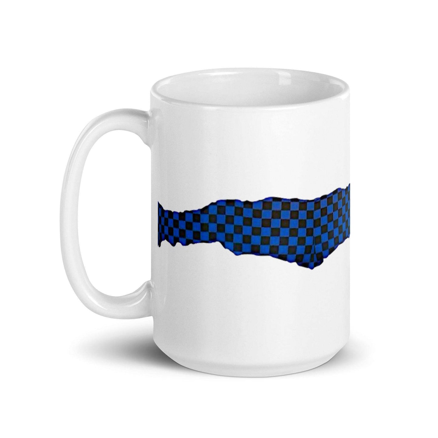 McEnroe Blue Check mug - Game Yarns