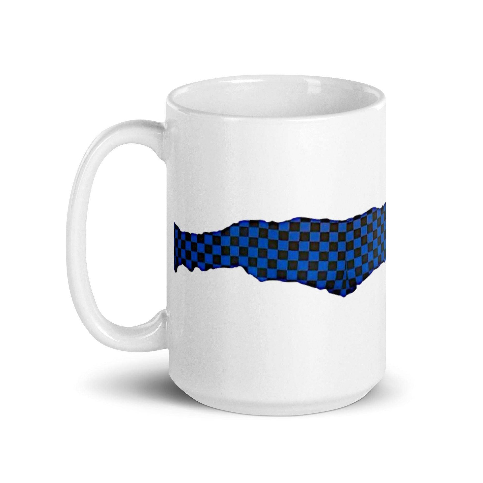 McEnroe Blue Check mug - Game Yarns