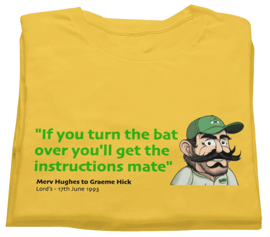 Merv Hughes Instructions Sledge - Game Yarns