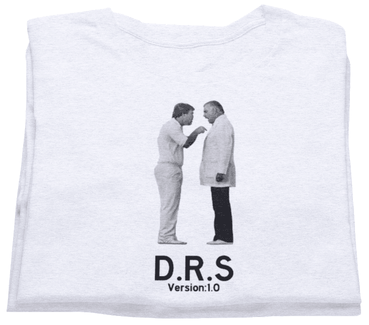 Mike Gatting DRS Version 1.0 t-shirt by Game Yarns