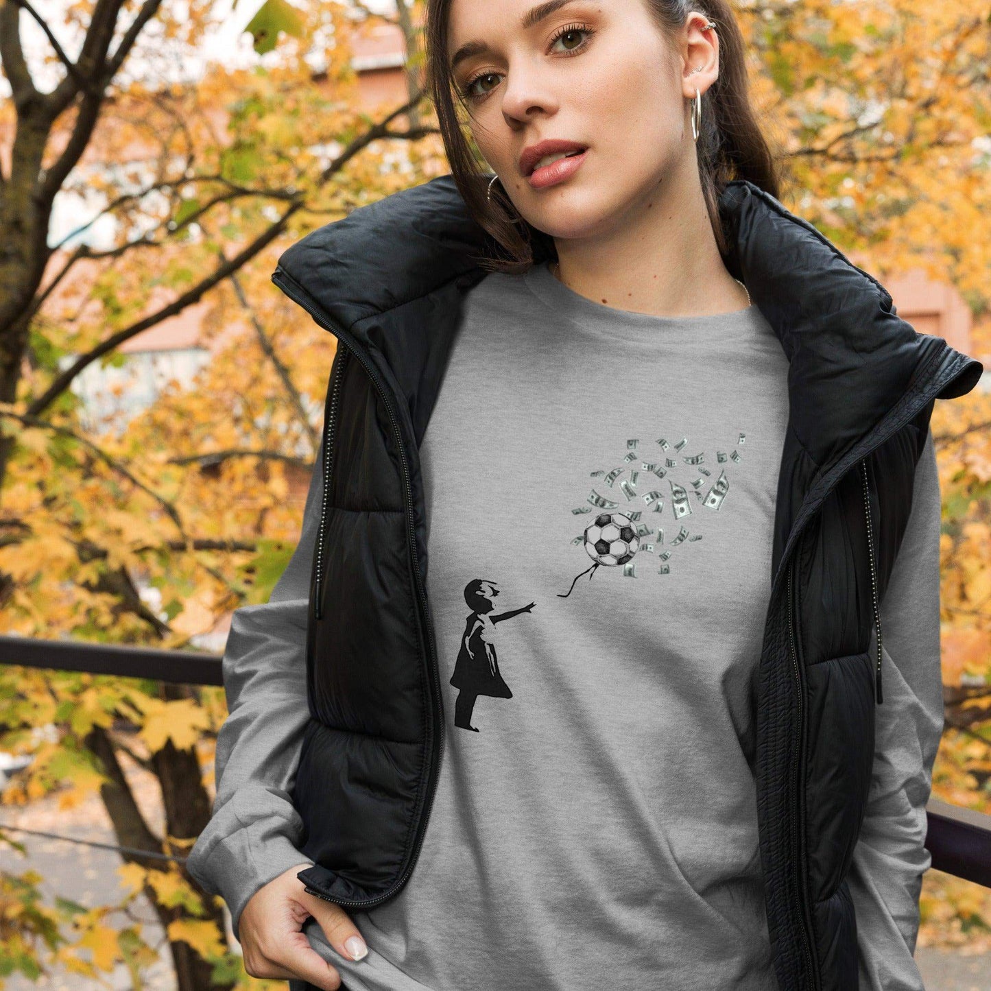 Money Stole Football Long Sleeve - Game Yarns
