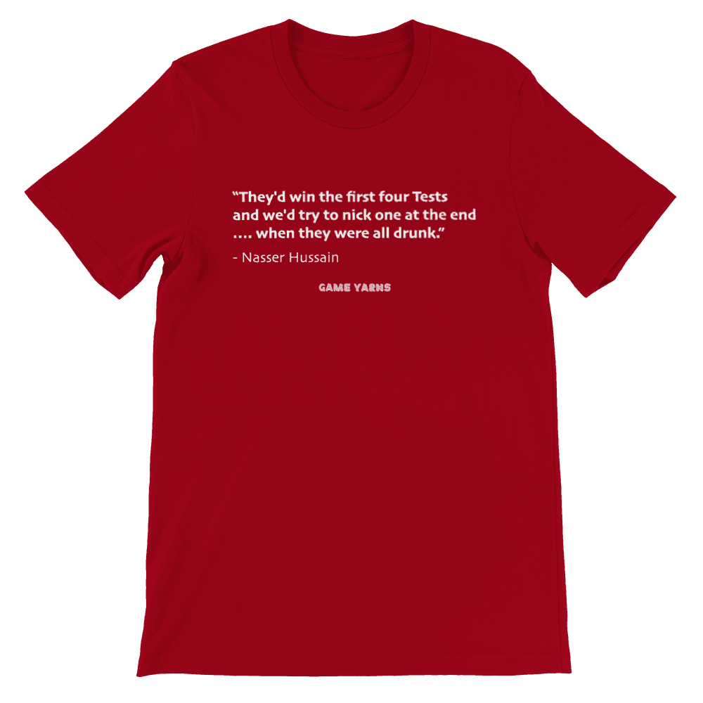 Nasser Hussain Ashes Series T-shirt - Game Yarns