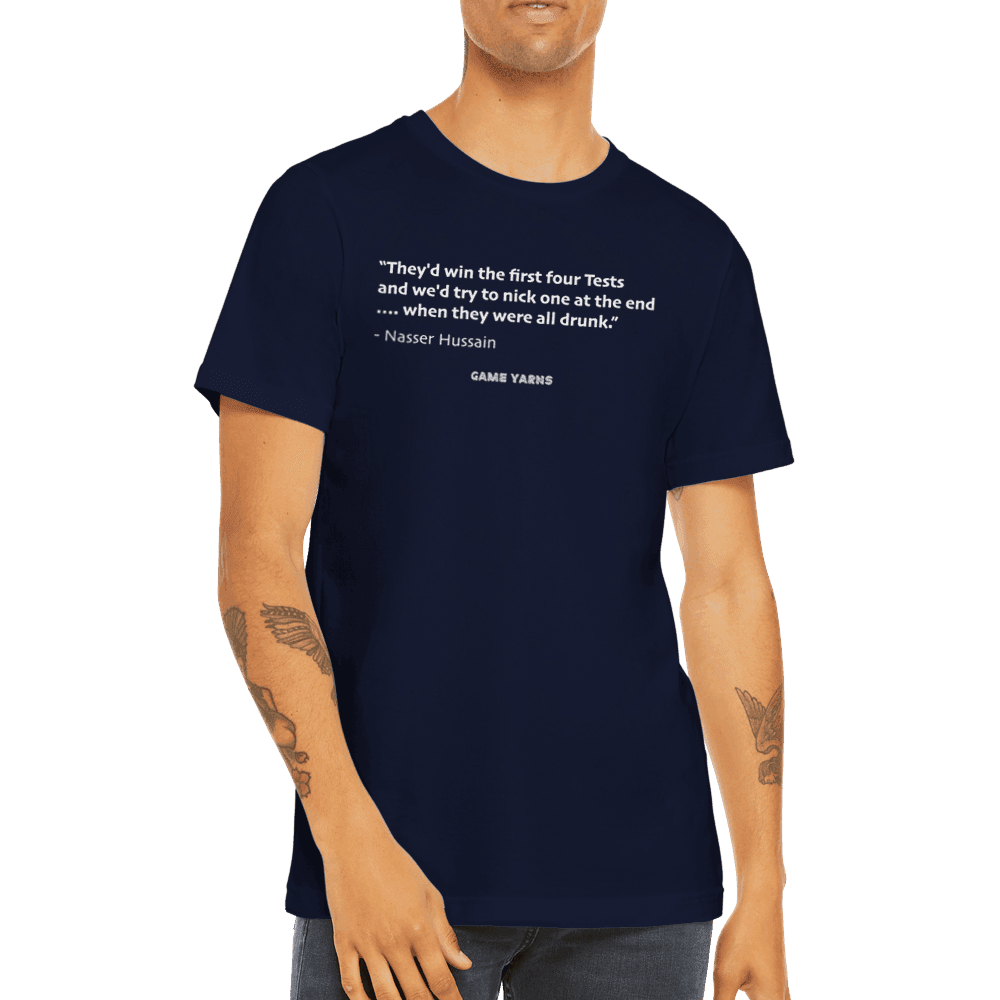 Nasser Hussain Ashes Series T-shirt - Game Yarns