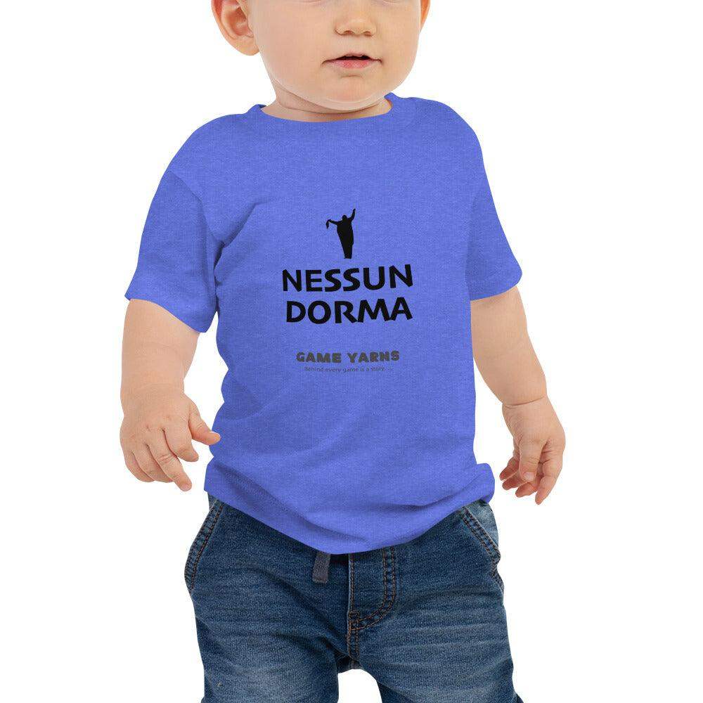 Nessun Dorma (Let no one sleep) Baby T-Shirt - Game Yarns
