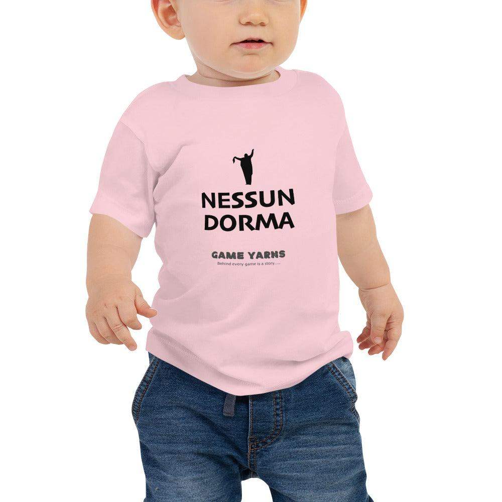 Nessun Dorma (Let no one sleep) Baby T-Shirt - Game Yarns