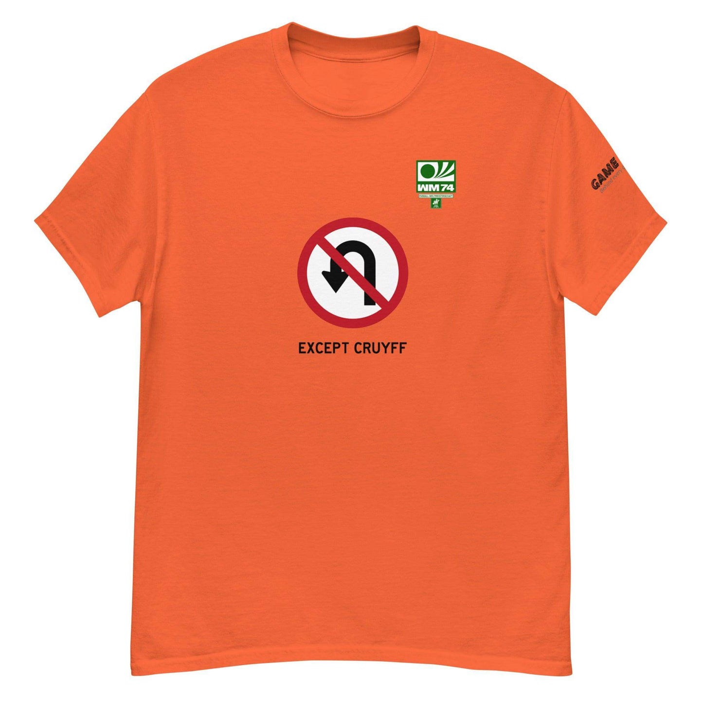 No Cruyff U Turn T-shirt by Game Yarns