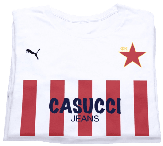Red Star Retro T-shirt by Game Yarns  Fudbalski klub Crvena zvezda by Game Yarns
