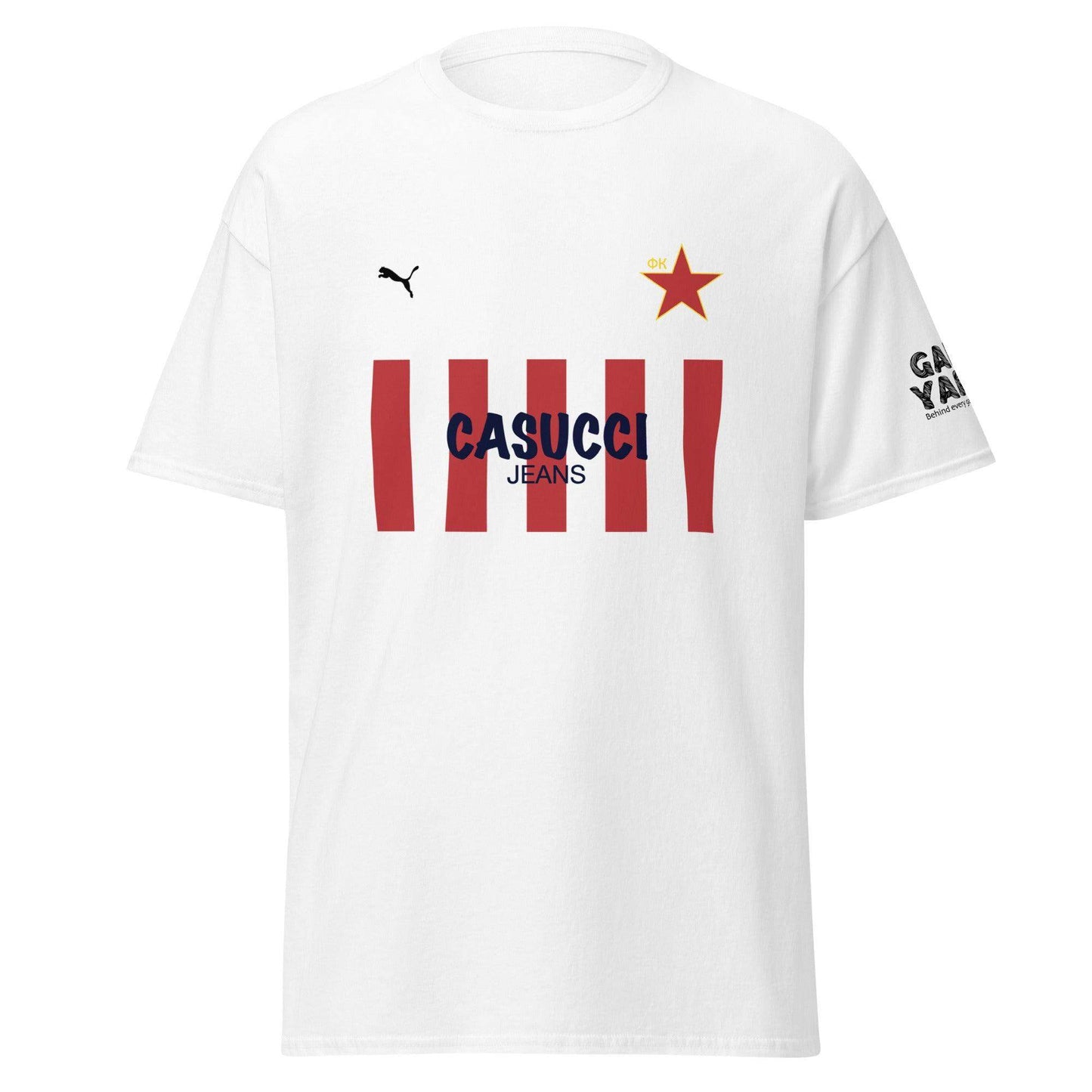 Red Star Retro T-shirt by Game Yarns Fudbalski klub Crvena zvezda by Game Yarns