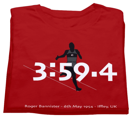 Roger Bannister 4 Minute Mile Game Yarns T-shirt