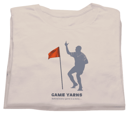 Roger Milla Corner Flag World Cup Italia 90 Game Yarns T-shirt