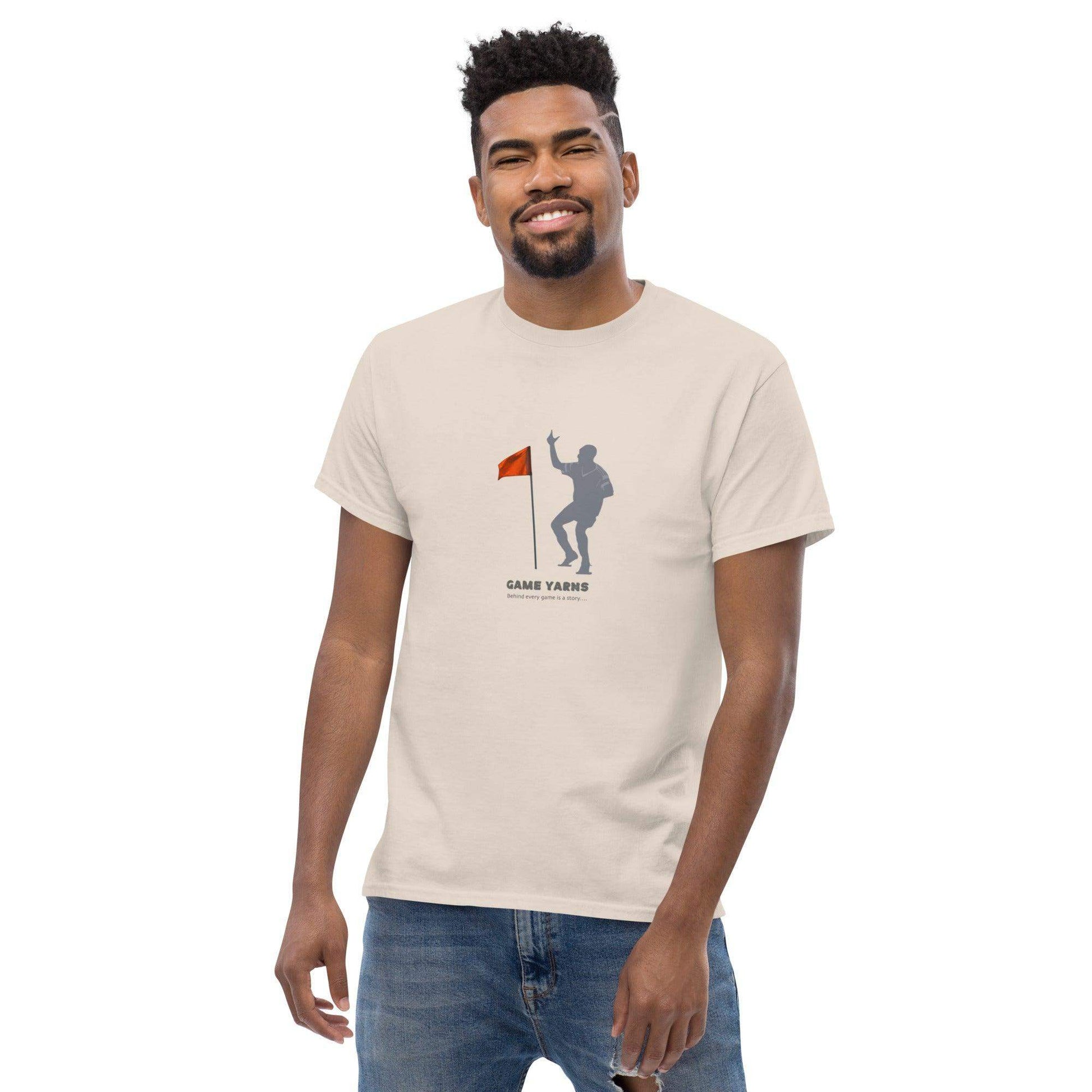 Roger Milla Corner Flag World Cup Italia 90 Game Yarns T-shirt
